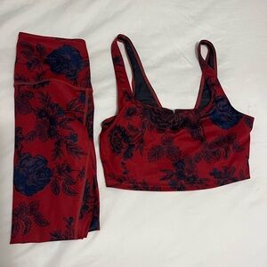 Free People Movement Floral Athleisure Set